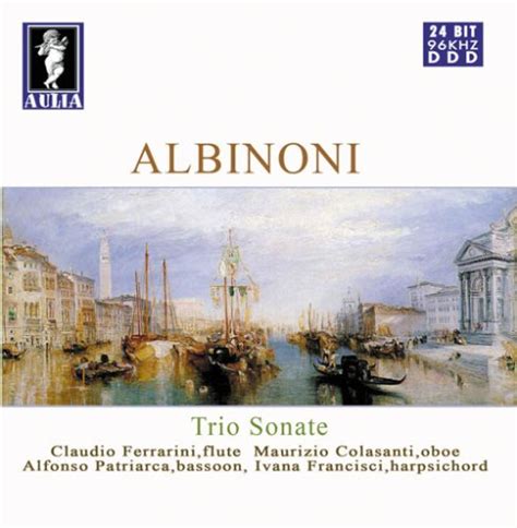 ALBINONI Trio Italiano Claudio Ferrarini Flute Maurizio Colasanti