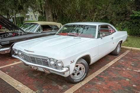 1965 White Chevrolet Impala SS 396 X113 Photograph By Rich Franco Pixels