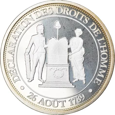 8034 FRANKREICH MEDAILLE Révolution Française Déclaration des