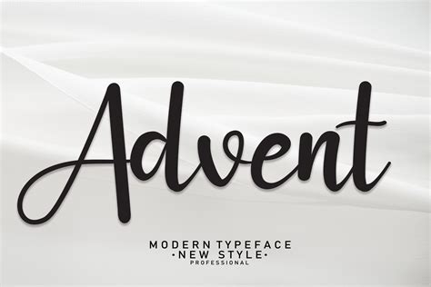 Advent Font By Strongkeng Old · Creative Fabrica