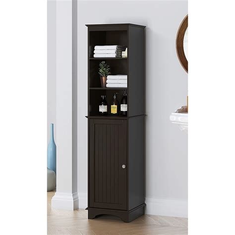 Tall Wooden Bathroom Cabinets Rispa