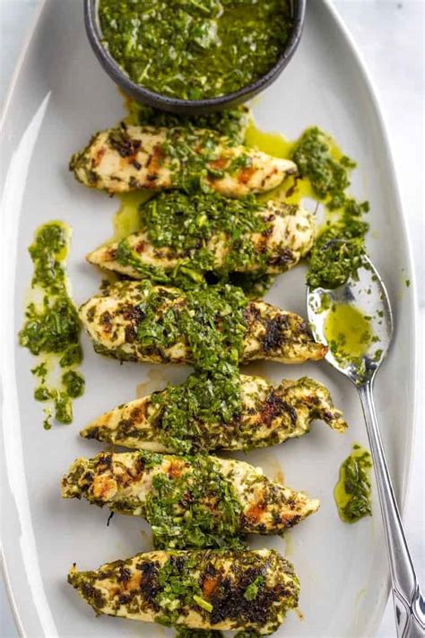 Easy Chimichurri Chicken Dishing Delish