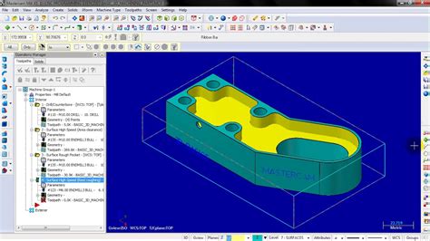 Mastercam D Machining Rest Roughing The Interior Youtube