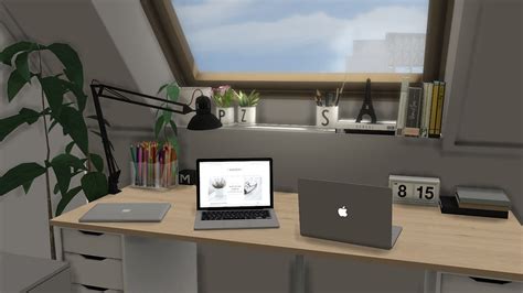 Sims 4 CC S The Best Office By MXIMS