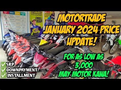 Motortrade January Price Update All Units Langga Gail Youtube