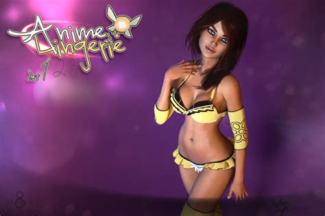 Anime Lingerie Set For Genesis Female Render State