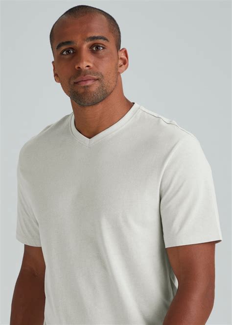 Grey Essential V Neck T Shirt Matalan