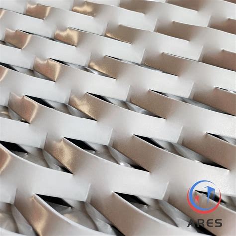 Aama Powder Coating White Expanded Metal Mesh Aluminum Expanded