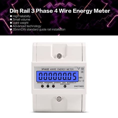 Din Rail Fase Draad Elektronische Watt Stroomv Grandado