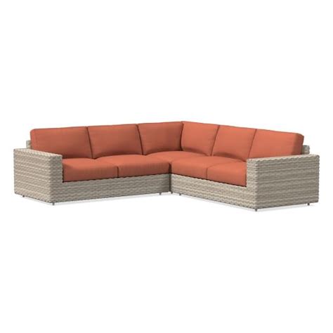 Urban Outdoor Piece L Shaped Sectional Cushion Covers West Elm