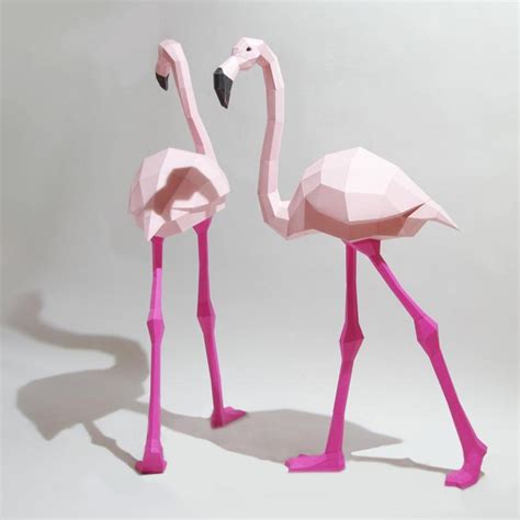 Flamingo Papercraft Kit Ts From The Globe