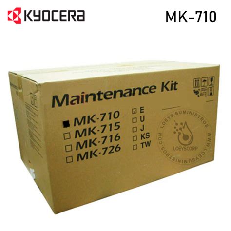 KIT MANTENIMIENTO KYOCERA MK 6115 ECOSYS M4132idn Loeys Suministros