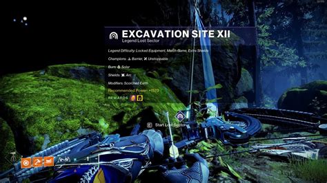 Excavation Site Xii Solo Legend Lost Sector Season Of Plunder