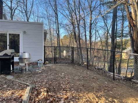 Chain Link Fence Installation In Derry Nh Granite State Fence