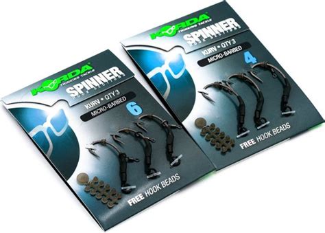 Korda Spinner Hooksections Kurv Shank 4 Bol