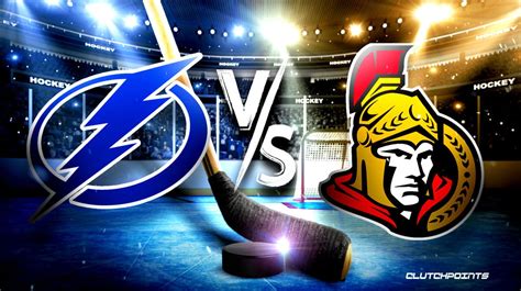 Lightning Senators Prediction Odds Pick How To Watch