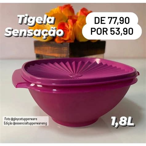 Tupperware Tigela Sensa O Litro Pda Bea Shopee Brasil