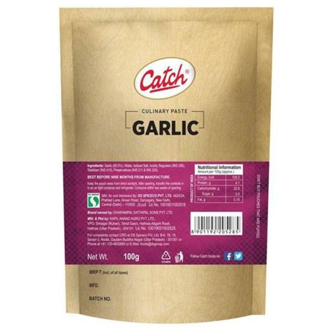 Catch Garlic Paste 100 G JioMart