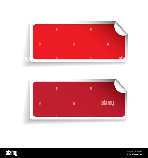 Vector Blank Stickers Stock Vector Image And Art Alamy