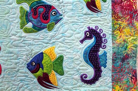 Kimberly S Sea Creatures Quilt Quilted Joy In Sea Quilt Ocean