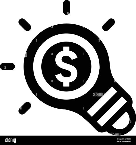 Ideas Money Icon Simple Editable Vector Eps File Stock Vector Image