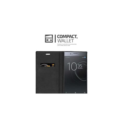 Lommebokdeksel Sony Xperia Xz Compact Case Svart Elkj P