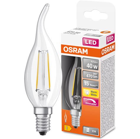 Żarówka Led E14 Ba35 4w 2700k Ściemnialna Osram 4058075434561 • Cena