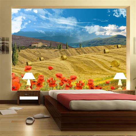 Tiptophomedecor Landscape Wallpaper Wall Mural Autumn Landscape