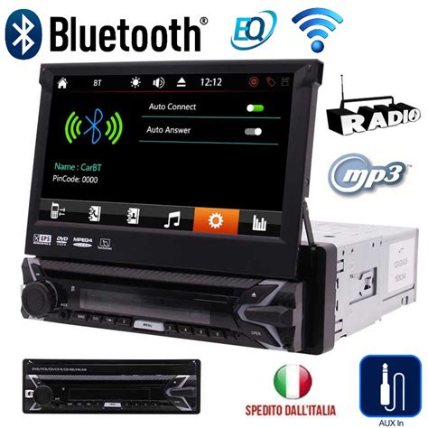 Autoradio Din Pollici Schermo Touch Auto Bluetooth