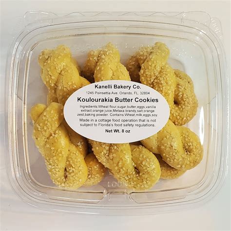 Koulourakia With Sesame Seeds 1 Dozen Greek Butter Braided Cookies ...