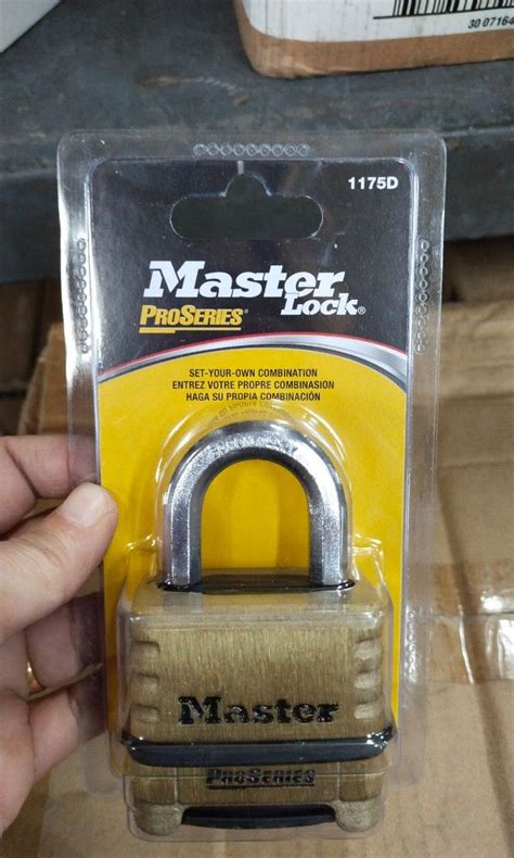 Master Combination Padlock With Resettable 4 Digits Combinations Pro