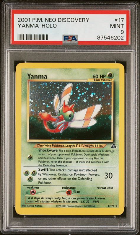 Pokemon Neo Discovery Yanma Psa Gamestop