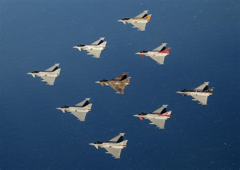 Typhoons representing the RAF Typhoon squadrons [3600x2552] : r ...