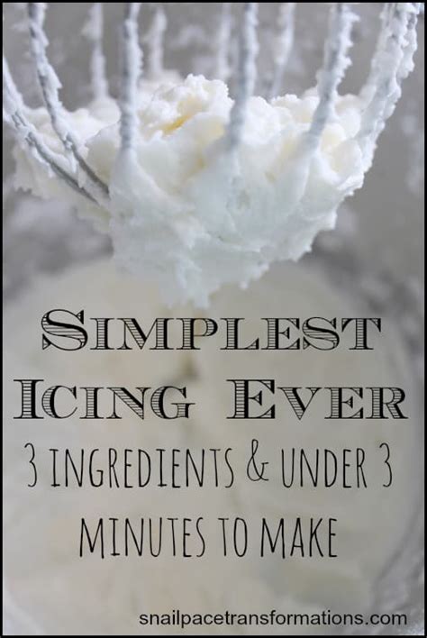 Simplest Icing Ever If You Can Boil Water You Can Make This Icing