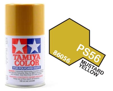 Tamiya Ps 56 Mustard Yellow Polycarbonate Spray Paint Tjd Models