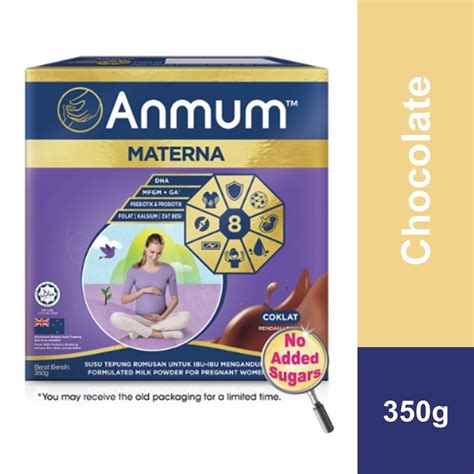 Anmum Materna Formulated Milk Powder For Pregnant Mothers Less Sweet