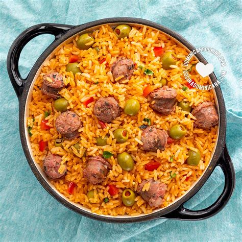 Locrio De Longaniza Recipe Video Rice W Dominican Sausage