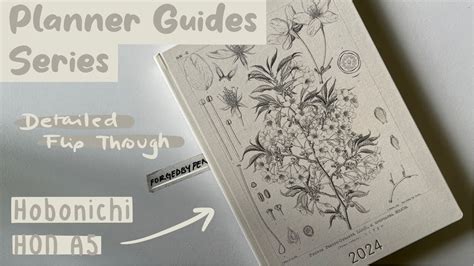 Hobonichi Techo Hon A5 Detailed Planner Flip Through Planner Guides