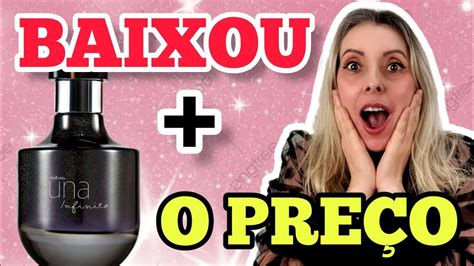 Corre Para A Natura Perfume Una Infinito Baixou De Pre O Promo O