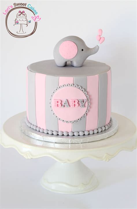 Elephant Baby Shower Cake Tortas De Elefantes Pastel De Elefante