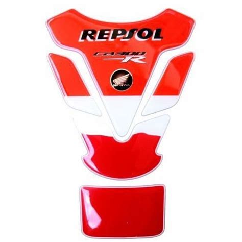 Adesivo Protetor Tanque Resinado Moto Honda Cb300r Repsol Vermelho No