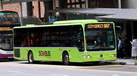 SBS Transit City Direct Bus Service 667 Land Transport Guru