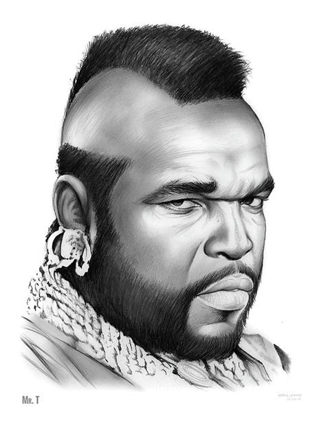 Mr T Pencil Sketch Of The Day Wednesday June Born