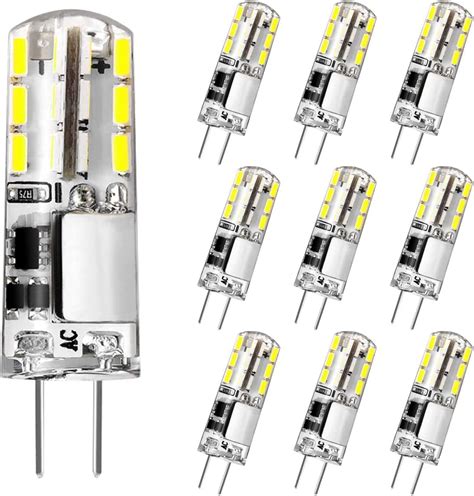 Tailcas G4 Led Birne Warmweiss 1 2W 12V G4 Led Glühbirnen Ersatz für