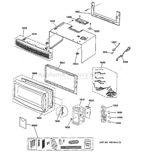 Ge Jvm1490wd003 Parts Microwaves