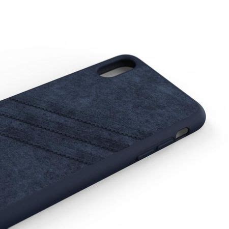 Adidas iPhone XS Max Hülle Hardcase mit Ultrasuede Oberfläche