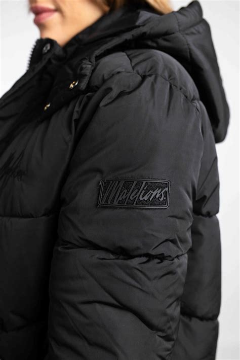 Malelions Signature Puffer Jas Dames Zwart Dames Shoppen