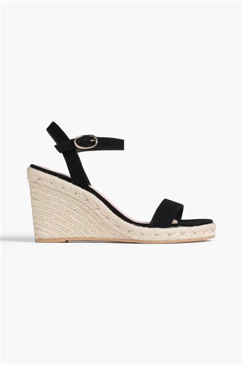 Shop On Sale Teddi Suede Wedge Espadrille Sandals Browse Other