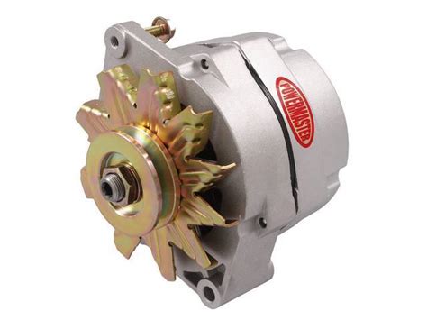 Alternator New Powermaster Natural Finish 85 Amp 1 Or 3 Wire Operation Gm 10si Case