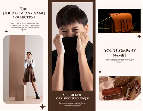 Elegant Fashion Brochure Templates